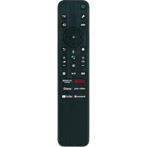 RMF-TX810U Voice Replace Remote Applicable for Sony 4K Ultra HD TV X77L Series LED Smart Google TV KD-65X77L KD-65X77CL KD-43X77L KD-85X77L KD-50X77L KD-75X77L KD-75X77CL KD-55X77L KD65X77L KD65X77CL