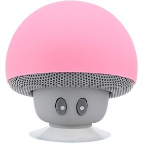 Speaker, Mini Portable Bluetooth3.0 Mushroom Speaker, Noise Reduction Subwoofer with Suction Cup Function for Family, Friends, Kids