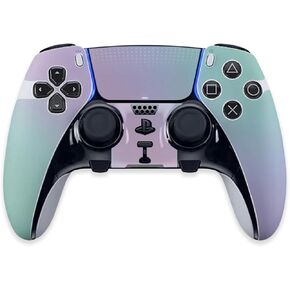 غلاف MightySkins متوافق مع وحدة تحكم PS5 DualSense Edge - حلوى القطن | غطاء ملتف واقٍ ومتين وفريد ​​من نوعه من الفينيل | سهل التطبيق وتغيير الأنماط | صنع في الولايات المتحدة الأمريكية