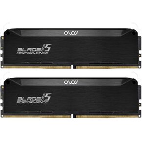 OLOy DDR5 RAM 32GB (2x16GB) Black Hairline Blade 6400 MHz CL32 1.35V Gaming UDIMM (MD5U1664321BRLDA)