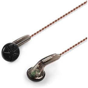 FAAEAL Headphones Iris 2.0 Without Mic Version,Wired Earphones with 3.5mm Plug,Durable Wired Ear Buds with Dynamic Crystal Clear Sound,Good Bass Earbuds,for Smartphones/PC/Tablet and More (Black)