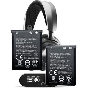 [2PCS NP-45 Battery, Compatible with Steelseries Headset Battery for Arctis Nova Pro Wireless Multi-System Gaming Headset for Xbox, for Playstation Battery 700MAH 3.7V/2.59WH