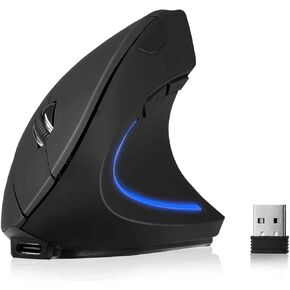 UrbanX Best Wireless Ergonomic Mouse Bluetooth & 2.4GHz, Tunnel Design for HD 8 Plus (2020)/HD 8 (2020), Right Hand Comfort, Large Vertical Structure