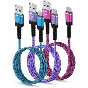 Car Carplay Cable for iPhone 15 Pro Max 15 Plus 15, 3 Pack 3ft Type A to USB C Android Samsung S24 Ultra Car Charger Cord Fast Charging for Samsung Galaxy A15 5G A35 A55 S23 FE S22 S21 A14 Pixel 8a 8