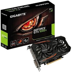 GIGABYTE Graphics Card - GeForce GTX 1050 Ti, OC 4GB GDDR5