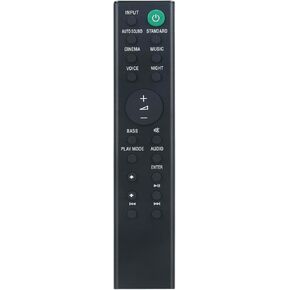 RMT-AH410U 1-493-358-11 Replacement Soundbar Remote Commander Compatible for Sony Sound Bar HT-SF201 HT-S200F HTS200F HTSF201 RMT-AH410J RMTAH410J RMTAH410U Home Theater Speaker System