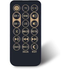 Replacement Remote Control for Klipsch RSB-3 RSB-8 RSB-6 R4B R-4B RSB-11 RSB-14 Sound Bar