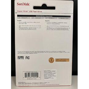 SanDisk SDCZ48-256G-AW4 256 Gb 2.0 USB Flash Drive, Black/Red