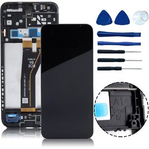 for Samsung Galaxy A14 SM-A145F SM-A145M A145F A145M LCD Screen Display Touch Digitizer Assembly with Frame Replacement,Black,6.6“(Not Fit SM-A145P A14 5G)