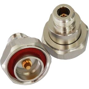 7/16 DIN Plug Male to N Female Jack RF Connector Straight Adapter