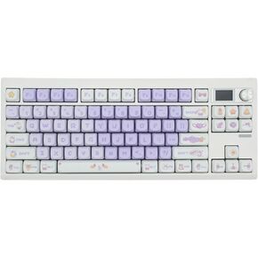 MAO Profile Keycaps,Cute Keycaps Cat Custom Keycaps 134 Keys,PBT Dye-sub Keycaps for Mechanical Keyboard Full-Size Keycaps Set (Kitty Pink)