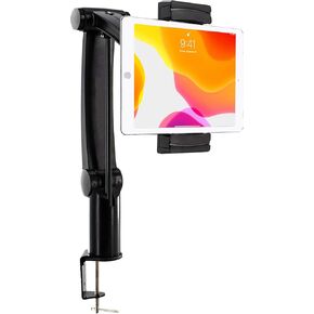 CTA Digital: Universal Tablet Mounting Clamp for 7-13"" Tablets, iPad 10.2-inch (Gen 8 and Gen 7), 12.9-inch iPad Pro (2020), 11-inch iPad Pro, iPad Mini, iPad Air, Surface Pro 7 & More (PAD-LTM)