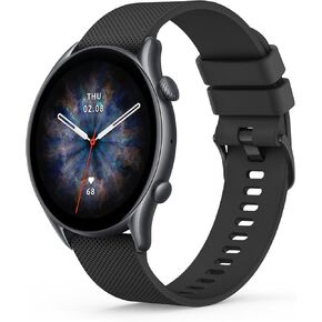 Wanme Band Compatible with Amazfit GTR 4 / GTR 3 Pro / GTR 3 / GTR 2e / GTR 2 / GTR 47mm Smart Watch, 22mm Quick Release Silicone Replacement Wristband Sport Strap for Amazfit GTR 4 / 3 / 2 Bands Men Women