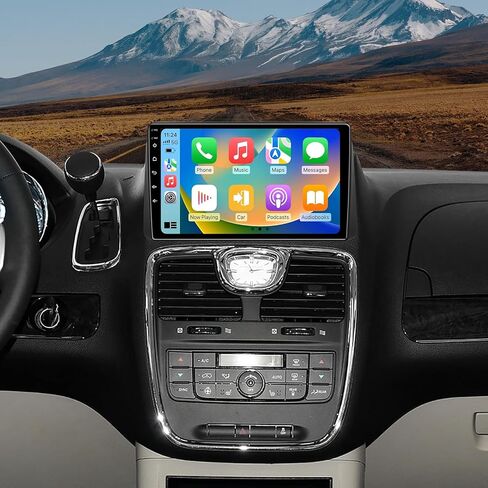 4 جيجابايت + 32 جيجابايت راديو ترقية ستيريو للسيارة دودج جراند كارافان 2008-2020 كرايسلر تاون آند كانتري 2011-2016 راديو بديل ستيريو مع CarPlay اللاسلكي وAndroid Auto DSP 5GWiFi SWC GPS FM RDS DSP in Kuwait