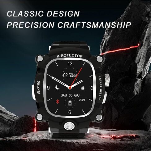 Watch Case for Apple Watch Ultra 1/2 49mm, Cool Men Sport Bands Rugged Case Silicon Strap for Watch Full Protective Cover, Novetly Designed for Apple Watch Case with Band Case Gifts for Men in Saudi Arabia