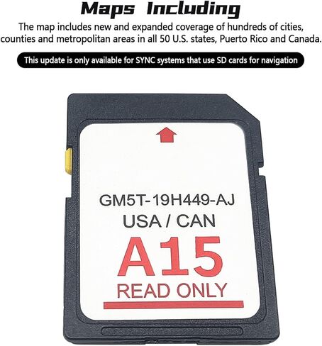 أحدث إصدار لعام 2024 من بطاقة SD للملاحة A15 GM5T-19H449-AJ مناسبة لسيارات Ford وLincoln الأحدث المحدثة A15 بالولايات المتحدة الأمريكية وكندا in Saudi Arabia