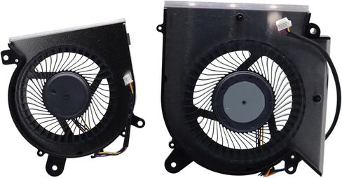 مروحة تبريد رسومات GPU Deal4GO PAAD06015SL N460 بديلة لـ MSI GF65 GF66 GL66 GF76 GL76 WF76 MS-1583 MS-1584 MS-17L1 MS-17L4 MS-16W1، أسود in Kuwait
