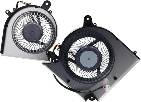 مروحة تبريد رسومات GPU Deal4GO PAAD06015SL N460 بديلة لـ MSI GF65 GF66 GL66 GF76 GL76 WF76 MS-1583 MS-1584 MS-17L1 MS-17L4 MS-16W1، أسود in Kuwait