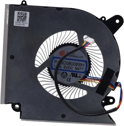 مروحة تبريد رسومات GPU Deal4GO PAAD06015SL N460 بديلة لـ MSI GF65 GF66 GL66 GF76 GL76 WF76 MS-1583 MS-1584 MS-17L1 MS-17L4 MS-16W1، أسود in Kuwait