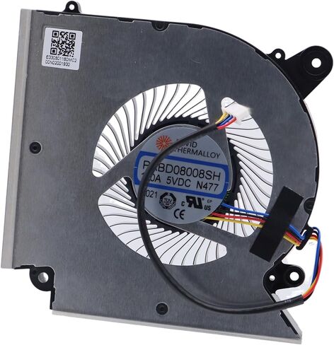 مروحة تبريد رسومات GPU Deal4GO PAAD06015SL N460 بديلة لـ MSI GF65 GF66 GL66 GF76 GL76 WF76 MS-1583 MS-1584 MS-17L1 MS-17L4 MS-16W1، أسود in Kuwait