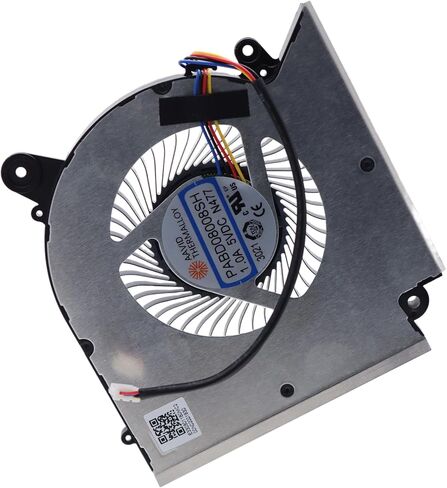 مروحة تبريد رسومات GPU Deal4GO PAAD06015SL N460 بديلة لـ MSI GF65 GF66 GL66 GF76 GL76 WF76 MS-1583 MS-1584 MS-17L1 MS-17L4 MS-16W1، أسود in Kuwait