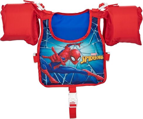 Spiderman™ Fabric Swim Vest with Integrated Foam Armbands, 22" in Saudi Arabia