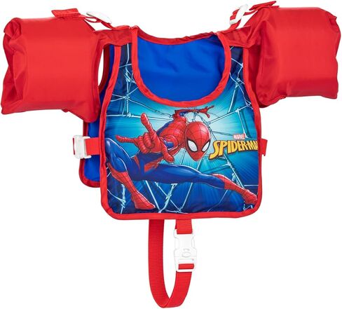 Spiderman™ Fabric Swim Vest with Integrated Foam Armbands, 22" in Saudi Arabia