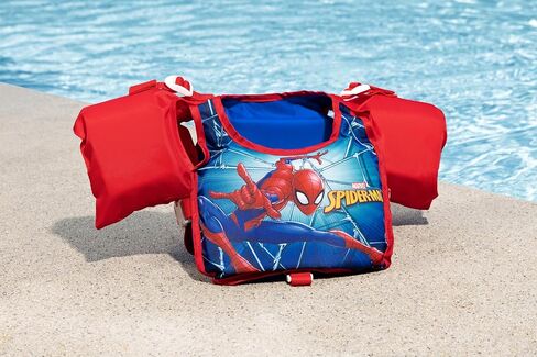 Spiderman™ Fabric Swim Vest with Integrated Foam Armbands, 22" in Saudi Arabia