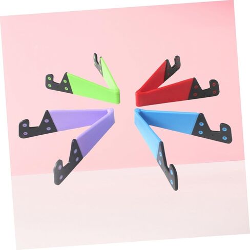 HOMSFOU 5 Pcs Tablet Stand Cell Phone Mount Portable Phone Stand Phone Mount for Desk Mobile Holder Phone Stand Holder Womens+watchbands Mobile Phone Holder Universal The Lazy in Kuwait