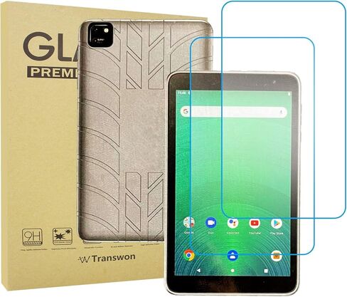 واقي شاشة الكمبيوتر اللوحي X8A/X Mobile X8A زجاج مقسى للكمبيوتر اللوحي، قطعتان من الزجاج المقسى Transwon لواقي شاشة الكمبيوتر اللوحي XMOBILE X8A in Kuwait
