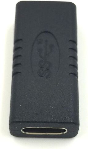 محول Poyiccot USB C أنثى إلى أنثى، وصلة USB C، موسع USB C USB 3.1 نوع C أنثى إلى أنثى موصل تمديد لأجهزة الكمبيوتر المحمول والكمبيوتر اللوحي والهاتف المحمول (USB C F/F) in Saudi Arabia
