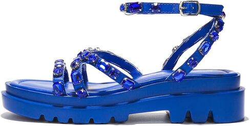 Cape Robbin Gladiator Sandals For Women Strappy Sandals For Women - Jeweled Sandals For Women Fancy Sandals For Women Corabel in Saudi Arabia
