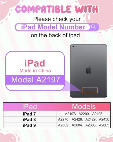 for iPad 10th Generation Case 10.9 Inch - Cute Girls Kawaii Women Girly with 360 Degree Rotating Handle Pig Pretty Silicone Cover 3D Design for Apple for iPad 10th Gen Cases in Saudi Arabia