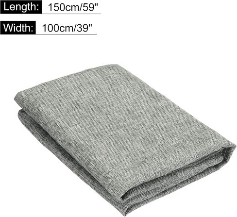 uxcell Grey Speaker Mesh Grill Cloth (not cane webbing) Stereo Box Fabric Dustproof Cloth 100cm x 150cm 39 inches x 59 inches in Saudi Arabia