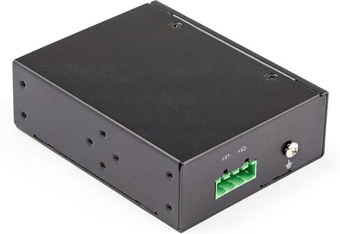 StarTech.com Industrial Gigabit Ethernet PoE Injector - 30W 802.3at PoE+ Midspan 48V-56VDC DIN Rail Power Over Ethernet Injector Adapter - -40C to +75C Cameras/Sensors/WiFi Access (POEINJ30W) in Saudi Arabia