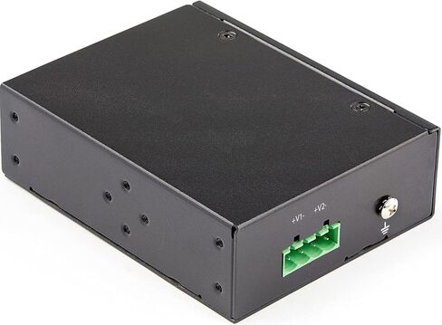 StarTech.com Industrial Gigabit Ethernet PoE Injector - 30W 802.3at PoE+ Midspan 48V-56VDC DIN Rail Power Over Ethernet Injector Adapter - -40C to +75C Cameras/Sensors/WiFi Access (POEINJ30W) in Saudi Arabia