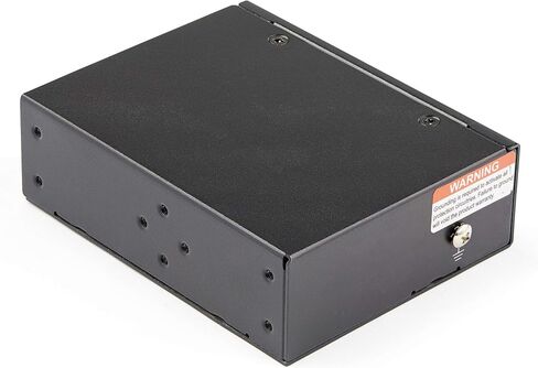 StarTech.com Industrial Gigabit Ethernet PoE Injector - 30W 802.3at PoE+ Midspan 48V-56VDC DIN Rail Power Over Ethernet Injector Adapter - -40C to +75C Cameras/Sensors/WiFi Access (POEINJ30W) in Saudi Arabia