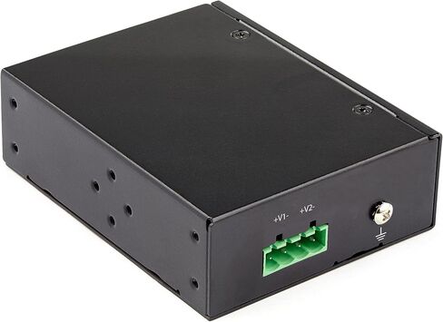 StarTech.com Industrial Gigabit Ethernet PoE Injector - 30W 802.3at PoE+ Midspan 48V-56VDC DIN Rail Power Over Ethernet Injector Adapter - -40C to +75C Cameras/Sensors/WiFi Access (POEINJ30W) in Saudi Arabia