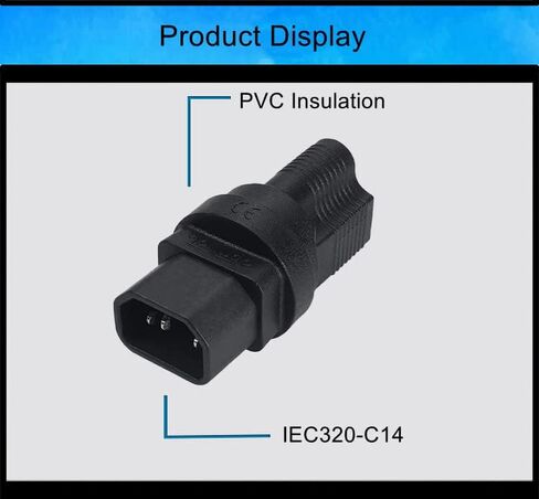 Fielect 3Pcs IEC320 C14 to Female Nema 5-15R Power Socket Adapter Converter AC125V 15A C14 to 5-15R C14 to 5-15R Power Plug Adapter in Saudi Arabia