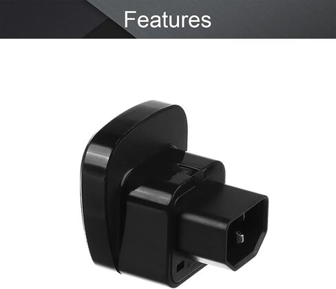 Fielect 3Pcs IEC320 C14 to Female Nema 5-15R Power Socket Adapter Converter AC125V 15A C14 to 5-15R C14 to 5-15R Power Plug Adapter in Saudi Arabia