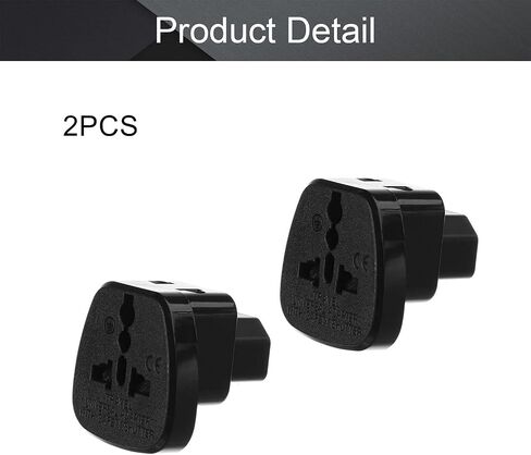 Fielect 3Pcs IEC320 C14 to Female Nema 5-15R Power Socket Adapter Converter AC125V 15A C14 to 5-15R C14 to 5-15R Power Plug Adapter in Saudi Arabia