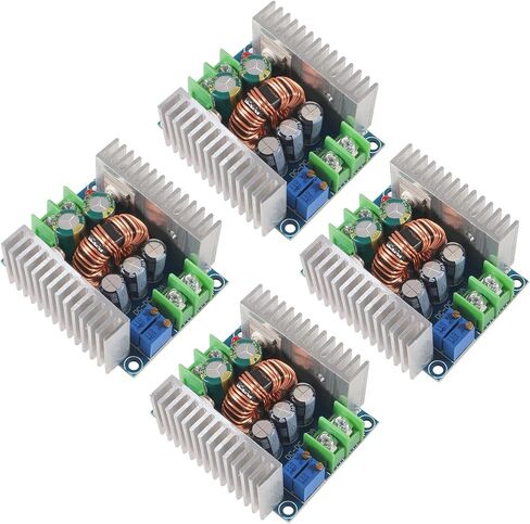 4Pcs 20A 300W Buck Converter Step Down Module DC 6-40V to 1.2-36V 20A 300W Adjustable Constant CC CV Current Voltage Regulator Power Supply Module with Short Circuit Protection Function in Saudi Arabia