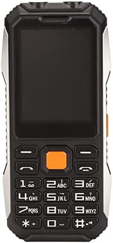 Heayzoki 2G Seniors Cell Phone, Dual SIM Big Unlocked Seniors Mobile Phone, 2.4in HD Screen 6800mAh Long Battery Life Seniors Cell Phone(Black) in Saudi Arabia