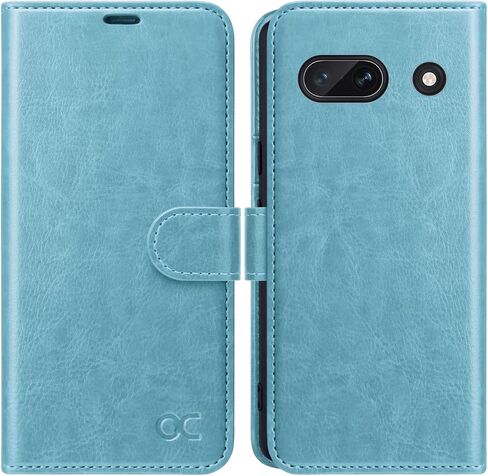 OCASE Compatible with Google Pixel 7A Wallet case with【RFID Blocking】 Credit Card Holder, PU Leather Flip Folio Book Phone case Shockproof Cover Women Men for Pixel7A Phone case 2023 - Black in Saudi Arabia