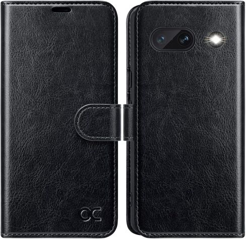 OCASE Compatible with Google Pixel 7A Wallet case with【RFID Blocking】 Credit Card Holder, PU Leather Flip Folio Book Phone case Shockproof Cover Women Men for Pixel7A Phone case 2023 - Black in Saudi Arabia