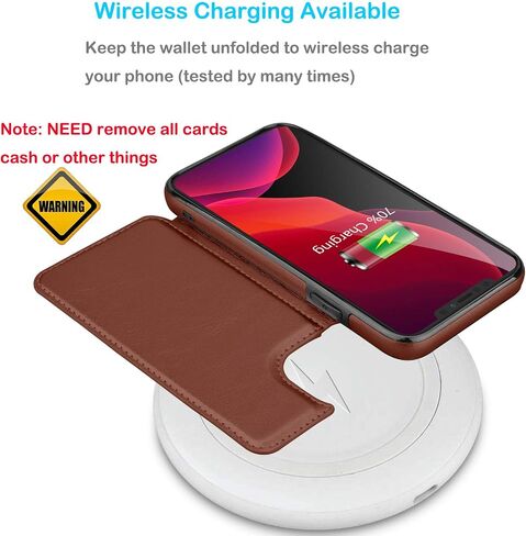 Tekcoo Minimalist Wallet Case for iPhone 11 (6.1 inch) 2019 Premium PU Leather ID Cash Credit Card Holder Slots Magnetic Closure Kickstand Folio Flip Slim Protective Phone Cover [Black] in Saudi Arabia