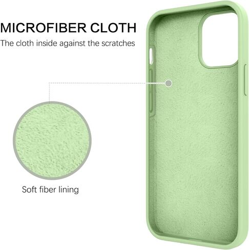 BENTOBEN iPhone 12 Pro Max Case, Slim Fit Liquid Silicone Soft Gel Rubber Bumper Anti-Scratch Shockproof Women Men Girl Boy Protective Case with Microfiber Lining for iPhone 12 Pro Max, Hot Pink in Saudi Arabia