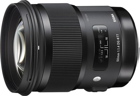 عدسة سيجما 50 ملم F1.4 Art DG HSM لكاميرات نيكون (متجددة) in Saudi Arabia