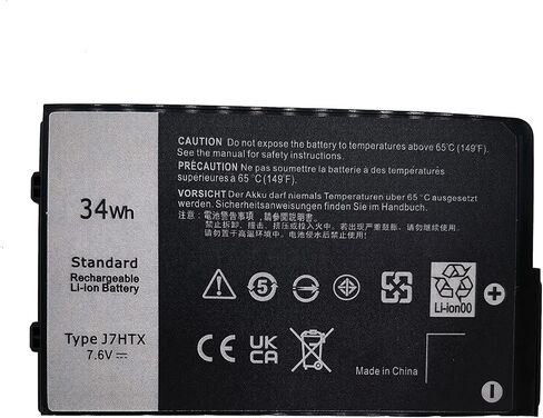 New J7HTX Replacement Laptop Battery Compatible with Dell Latitude 7202 7212 7220 Rugged Extreme Tablet Series 7XNTR 02JT7D FH8RW 7.6V 34Wh in Saudi Arabia