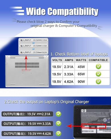 USB C to 4.0mm Laptop Charging Adapter Female Type C to Male DC 4.0 x 1.7mm 100W PD Power Charger Connector Round Tip for Dell Inspiron 20 Model 3043 W13B W13B001 for Lenovo Ideapad Yoga Laptop Series in Saudi Arabia